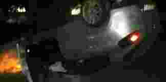 Auto si ribalta sulla Bisceglie-Corato, illeso il conducente