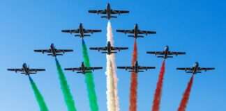 Le Frecce Tricolori saluteranno Bisceglie per l’inizio di Libri nel Borgo Antico