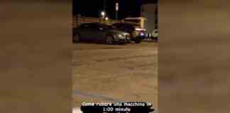 Auto rubate in pochi secondi: ladri in azione ripresi con i telefonini a Bari e Bisceglie