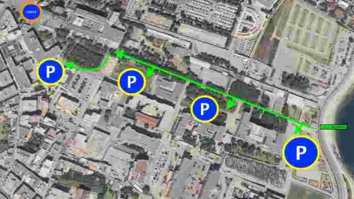 Cartina per l'accesso