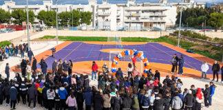 Inaugurato l’impianto sportivo polivalente nel plesso scolastico “Sergio Cosmai”