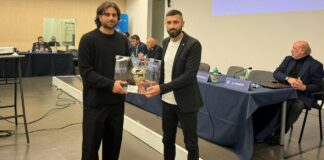 Il premio “Rocco Augelli” al bomber dell’Unione Calcio Alessandro Amoroso