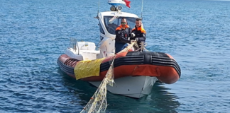 Operazione di controllo sottocosta, la Guardia Costiera sequestra quattro attrezzi da pesca