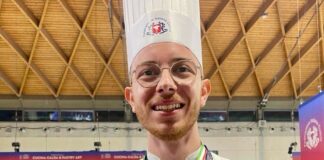 Il pasticcere Sergio Acquaviva è medaglia d’oro ai Campionati Italiani di Cucina