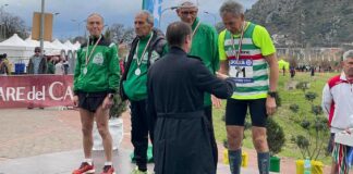 Pedone Riccardi, la staffetta M70 conquista l’argento ai Campionati Italiani di cross