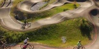 Francesco Moser ospite d’onore all’inaugurazione del circuito di pump track