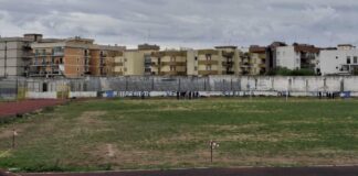 Campo in erba sintetica al “Ventura”, partiti questa mattina i lavori