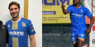 Doppio innesto per l’Unione Calcio: in prima linea torna Saani, c’è il biscegliese Guglielmi per la difesa