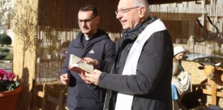 Universo Salute, inaugurato il presepe sul sagrato del tempio di San Giuseppe