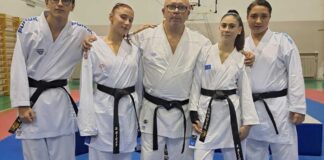 Karate, la Fanfara dei Bersaglieri al saggio ginnico di fine anno del Gs Fiamme Cremisi