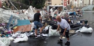Mercato domenicale in piazza funestato dal maltempo, Musco: «Vicini agli operatori ambulanti»