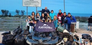 Iniziativa dell’associazione Plastic Free, 300 chili di rifiuti rimossi nella zona di Ripalta