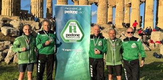 Campionati Italiani di cross, argento per la staffetta maschile Master70 della Pedone Riccardi