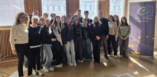 Gli studenti del liceo “da Vinci” e il Club per l’Unesco Bisceglie nella sede del Consiglio d’Europa a Venezia