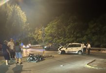 Incidente in via Vecchia Corato: violento impatto tra scooter e auto, ferito un 20enne